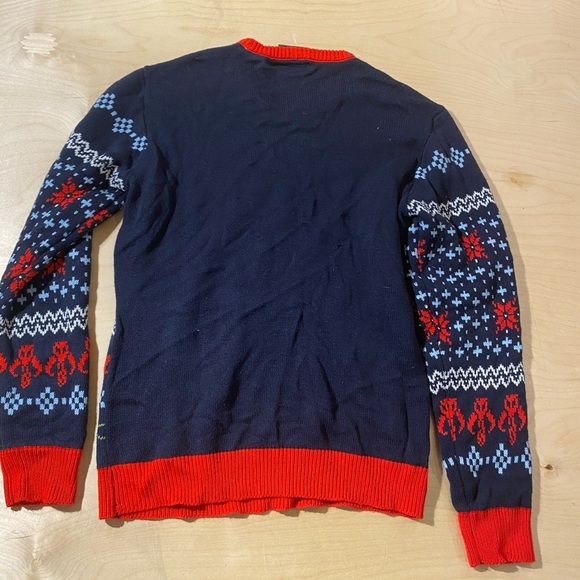 Men's Star Wars Navy Sweater Size Large (B) - Picture 7 of 9